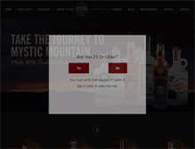 Tablet Screenshot of mmdistillery.com